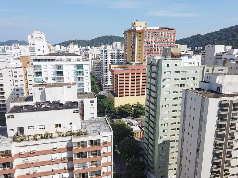 Apartamento com piscina e serviço de praia - Pitangueiras