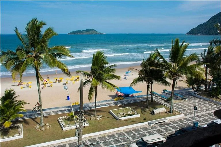 Aconchegante Studio Frente ao Mar – Praia do Tombo, Guarujá