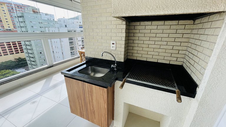 Apartamento com piscina e serviço de praia - Pitangueiras