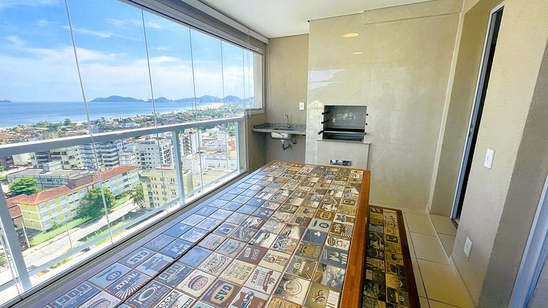 Apartamento com Vista Incrível – Praia da Enseada, Guarujá