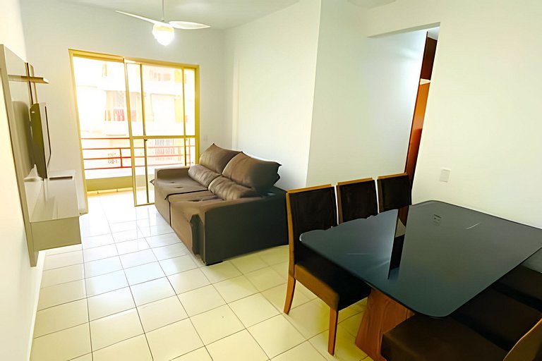 Apê completo, próximo da praia, Wi-fi e Ar-Cond.