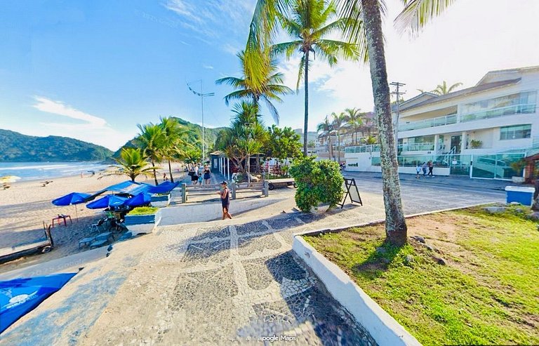Aconchegante Studio Frente ao Mar – Praia do Tombo, Guarujá